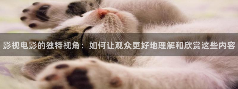 星空影院免费看电影方法：影视电影的独特视角：如何让观众更好地理解和欣赏这些内容