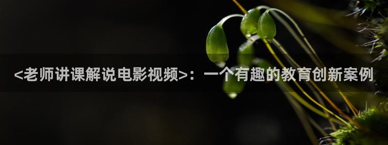 长乐曲免费观看星空影院：<老师讲课解说电影视频>：一个有趣的教育创新案例